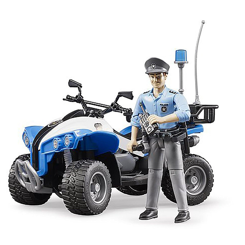 BRUDER Police-Quad with Police officer and accessories - TOYBOX Toy Shop