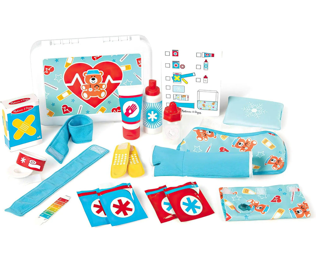 Melissa & Doug 40601 Get Well First Aid Kit Play Set - TOYBOX Toy Shop