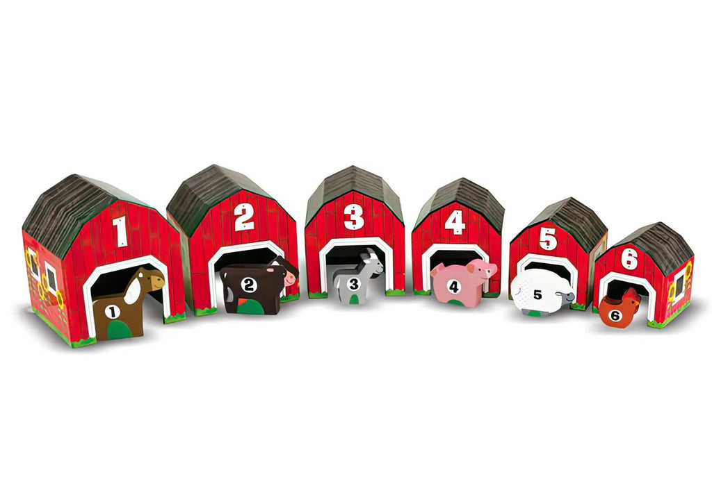 Melissa & Doug Nesting & Sorting Barns & Animals - TOYBOX Toy Shop
