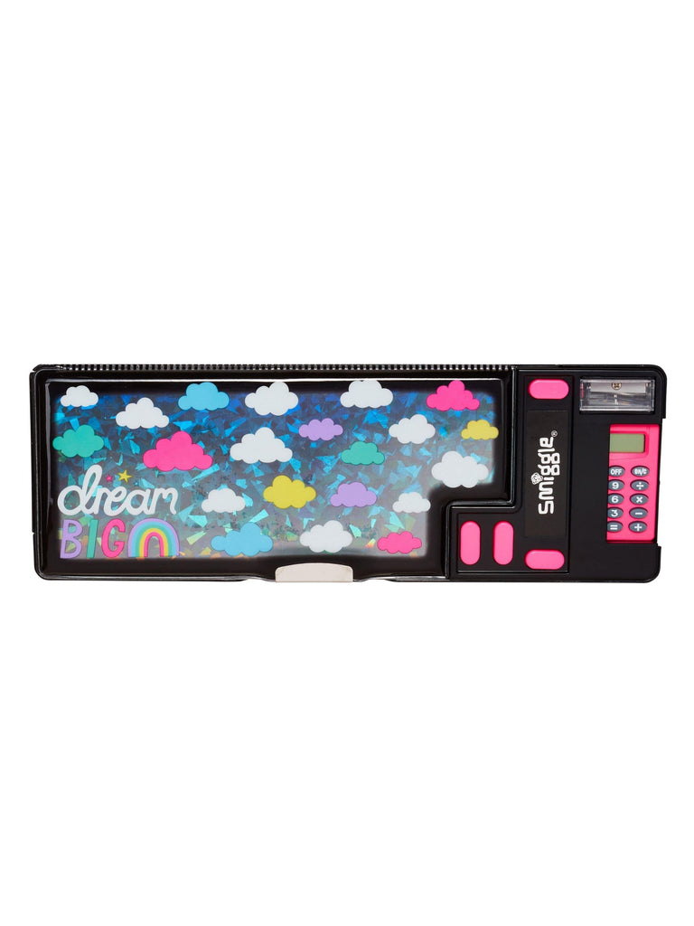 SMIGGLE Peppy Pop Out Pencil Case - Black - TOYBOX Toy Shop