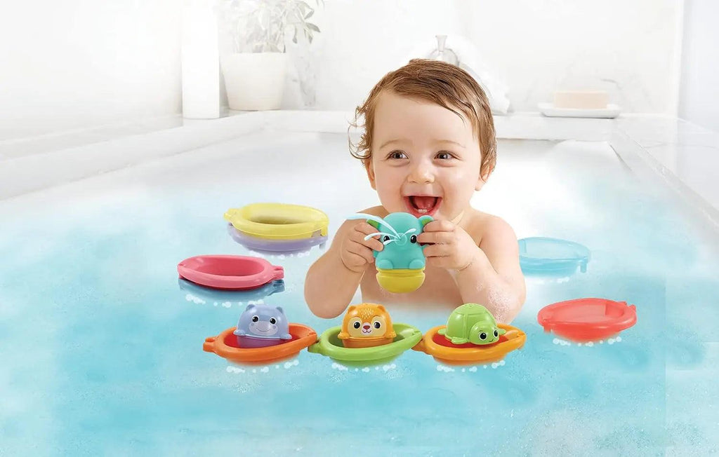 VTech Stack & Splash Bathtime Boats - TOYBOX Toy Shop