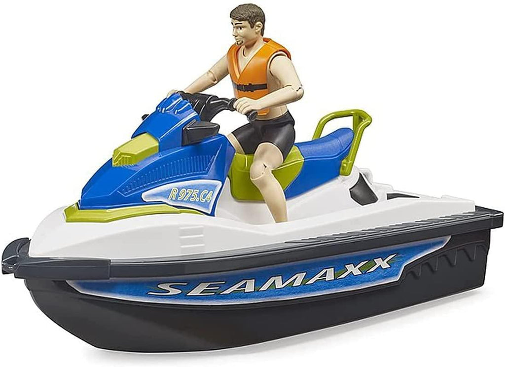 BRUDER Personal Watercraft Jet Ski including Rider - TOYBOX Toy Shop