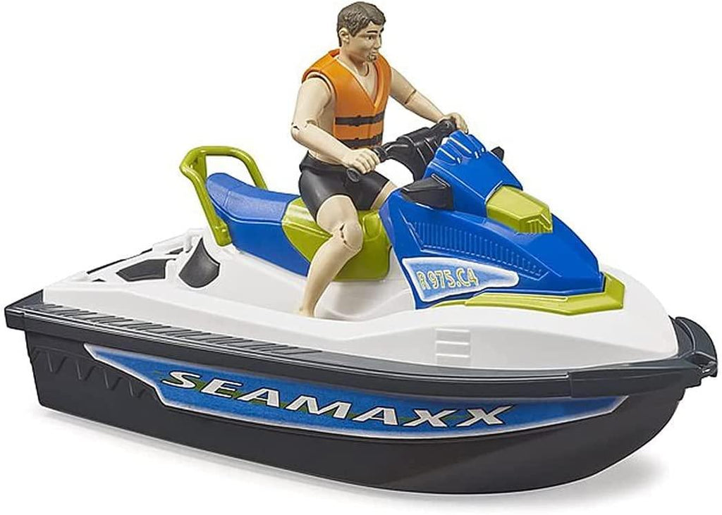 BRUDER Personal Watercraft Jet Ski including Rider - TOYBOX Toy Shop