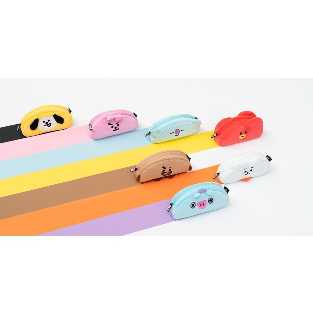 BT21 Baby Series Cooky Soft Plush Pencil Case - Pink - TOYBOX Toy Shop