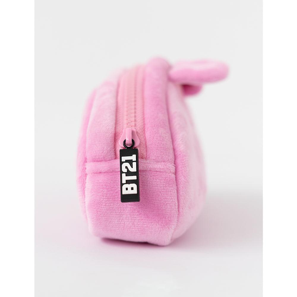 BT21 Baby Series Cooky Soft Plush Pencil Case - Pink - TOYBOX Toy Shop