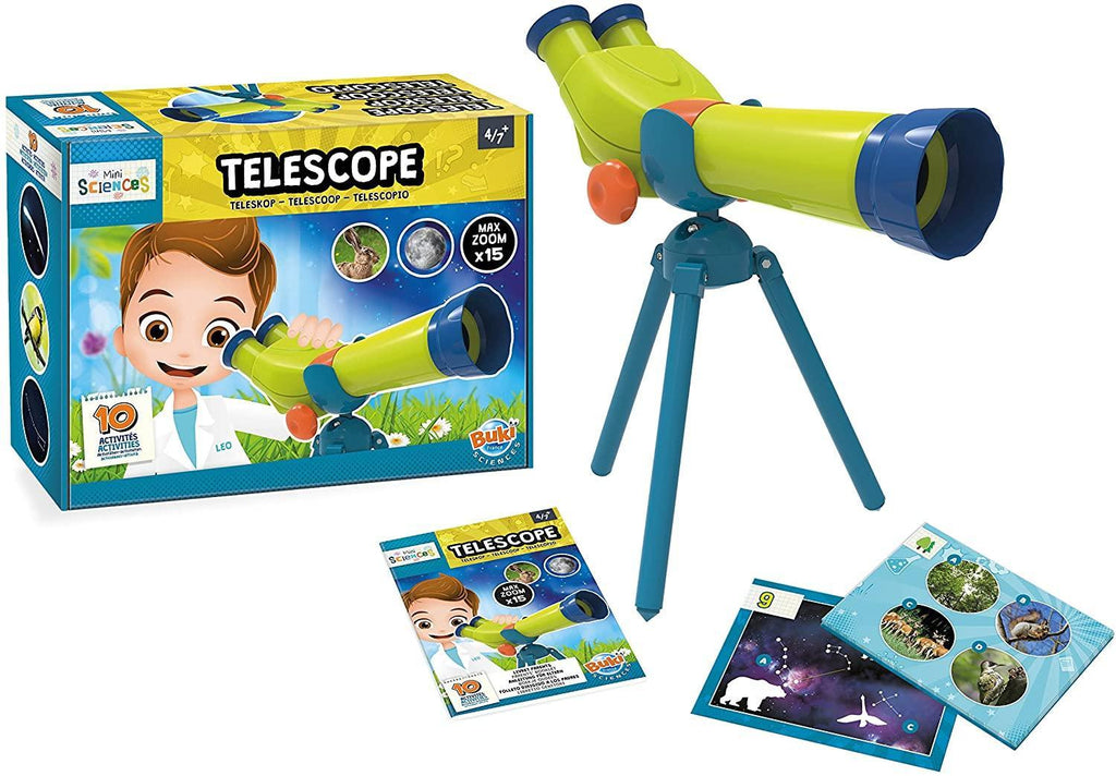 BUKI France 9004 Mini Sciences Telescope - TOYBOX Toy Shop