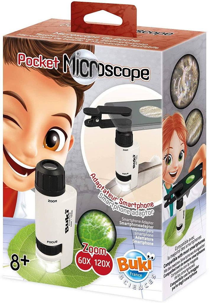 BUKI France MR200 Pocket Microscope - TOYBOX Toy Shop
