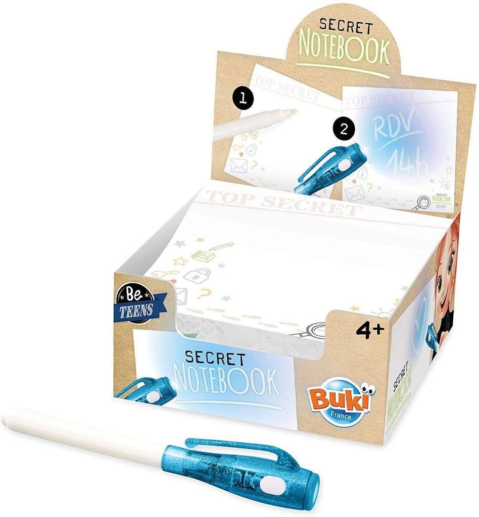 Buki France NB002 Secret Notebook - TOYBOX Toy Shop