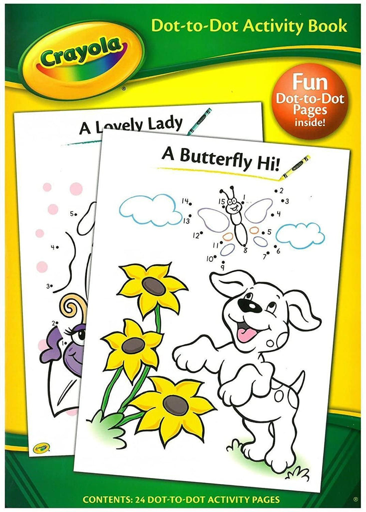Crayola Dot-to-Dot Activity Book - TOYBOX Toy Shop