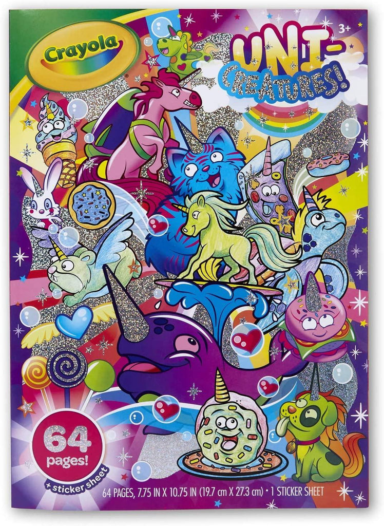 Crayola Uni-Creatures! Colouring Book - TOYBOX Toy Shop