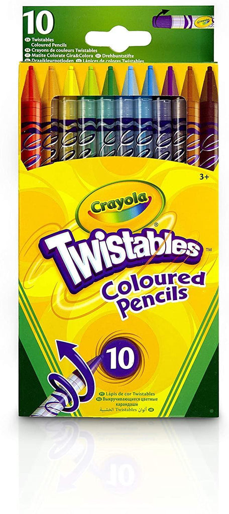 Crayola - Wallet Of 10 Twistable Coloured Pencils - TOYBOX Toy Shop
