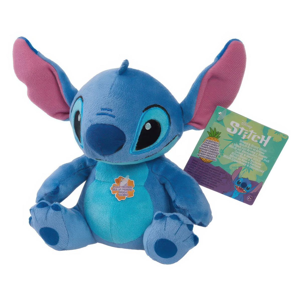 Disney Lilo And Stitch 15cm Stitch Plush With Sound And Scent Toybox