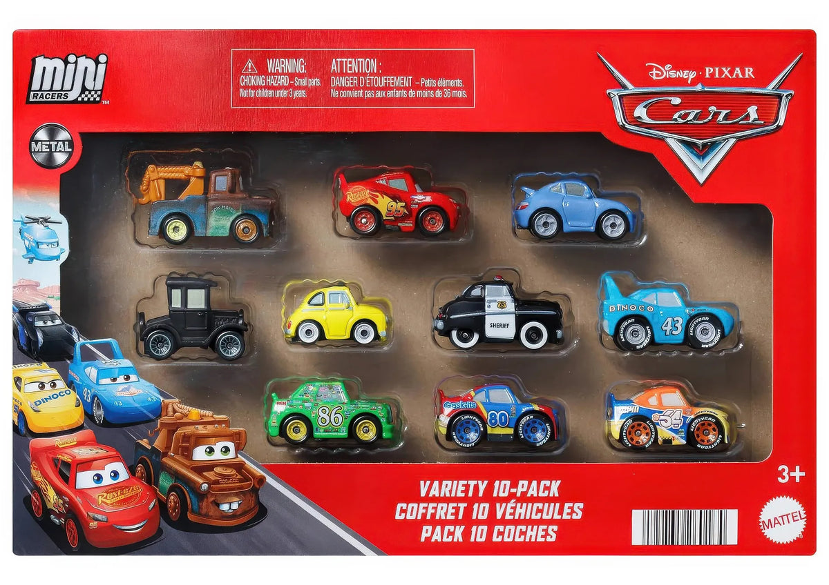 Disney Pixar Cars Blister 10 Mini Vehicles 🏎️ – TOYBOX