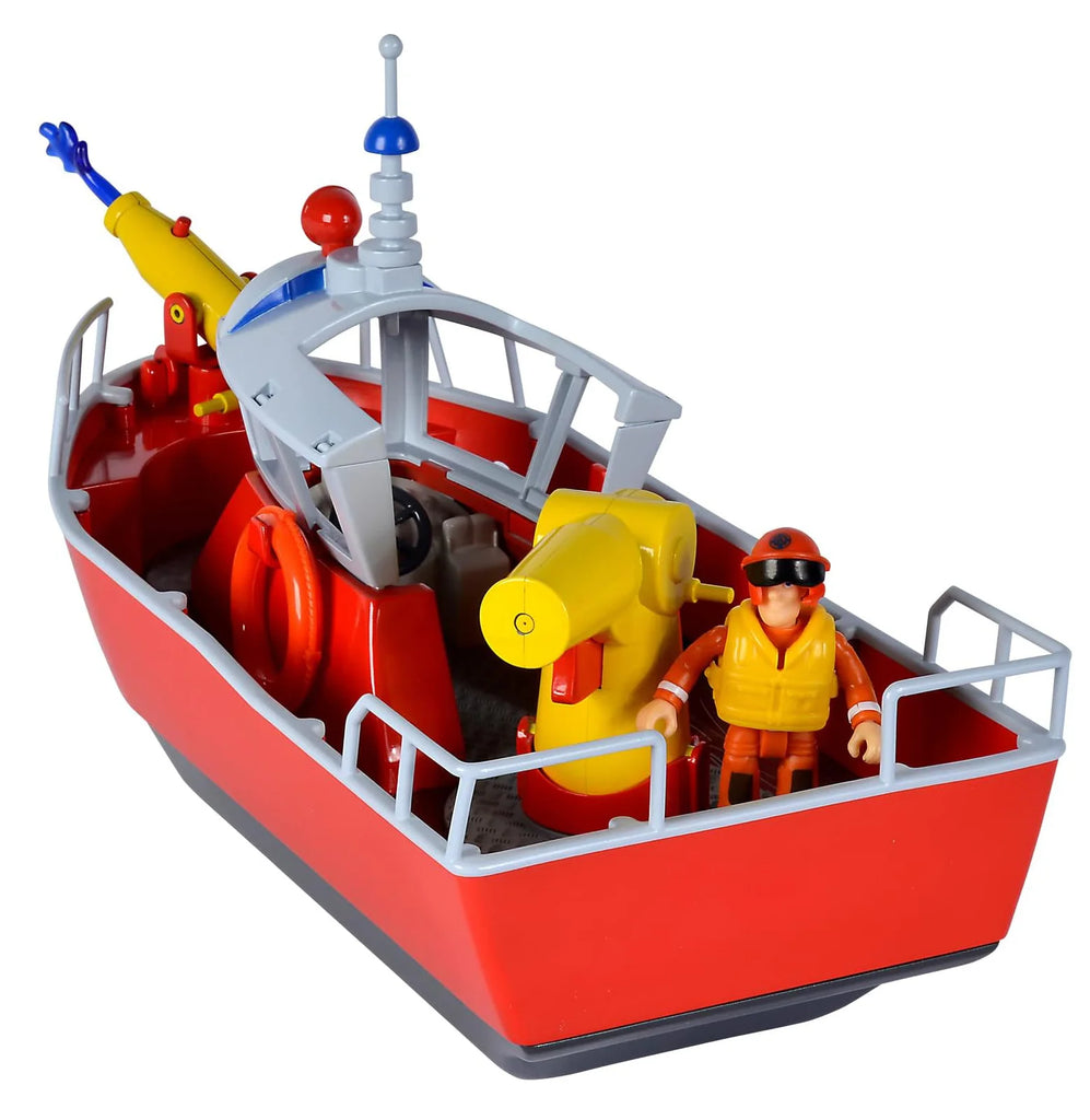 Fireman Sam Titan Fireboat 32 cm with Sam Action Figure - TOYBOX Toy Shop