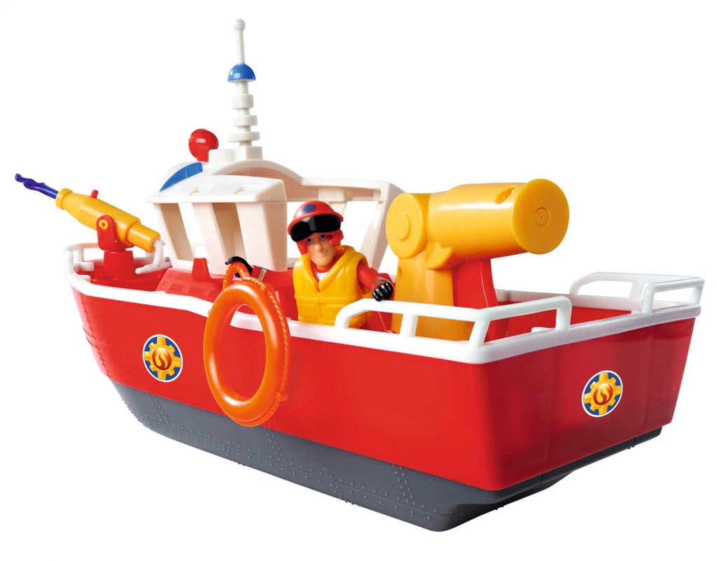 Fireman Sam Titan Fireboat 32 cm with Sam Action Figure - TOYBOX Toy Shop