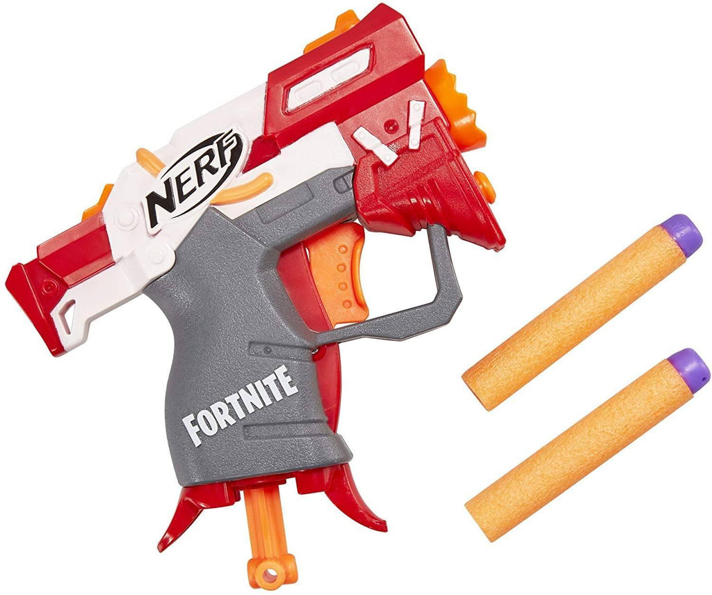 Fortnite TS Nerf MicroShots Dart-Firing Toy Blaster and 2 Nerf Darts - TOYBOX Toy Shop