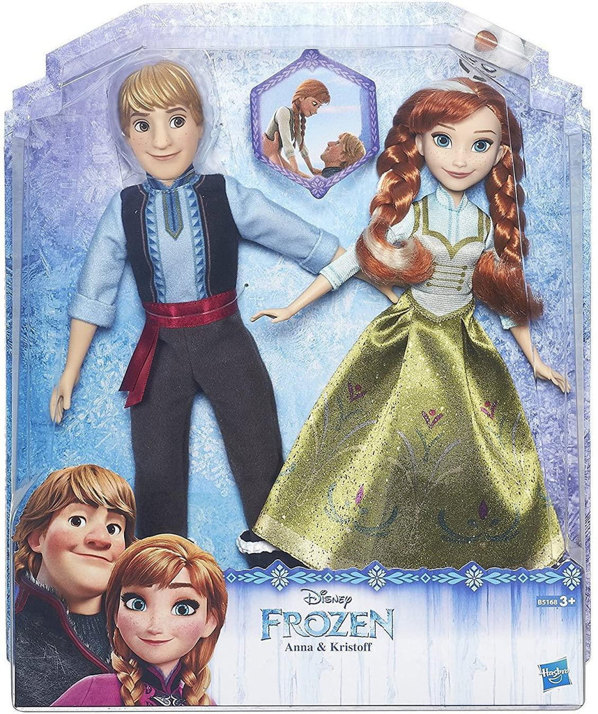 FROZEN Disney Frozen Anna and Kristoff Doll (Pack of 2) - TOYBOX Toy Shop