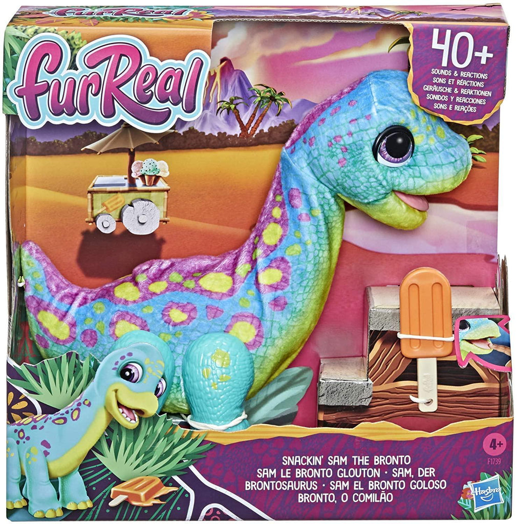 FurReal Snackin’ Sam the Bronto Interactive Plush - TOYBOX Toy Shop