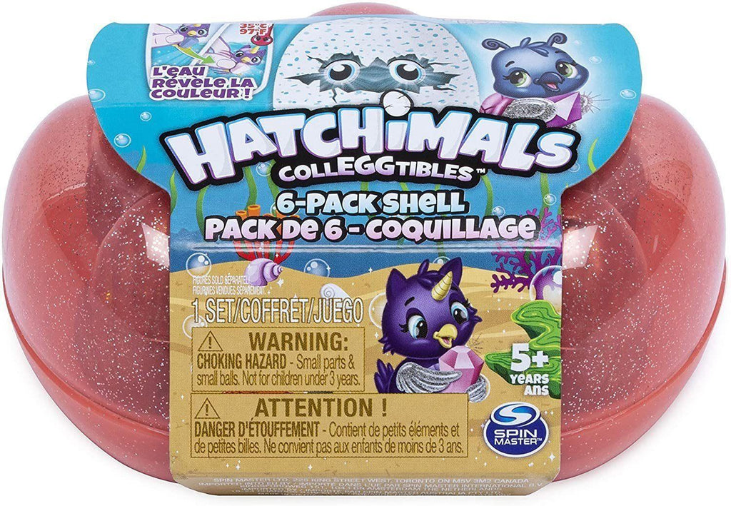 Hatchimals 6046155 Colleggtibles Series 5 Sea Shell, Mixed Colours, Pack of 6 - TOYBOX Toy Shop