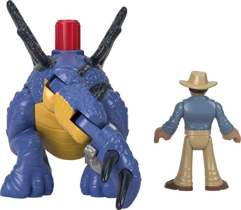 Imaginext Jurassic World Stegosaurus and Dr Grant - TOYBOX Toy Shop
