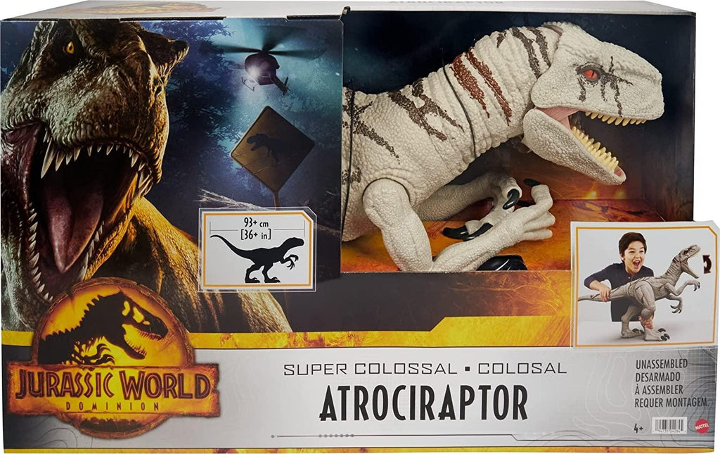Jurassic World Super Colossal Atrociraptor Action Figure 91cm long - TOYBOX Toy Shop