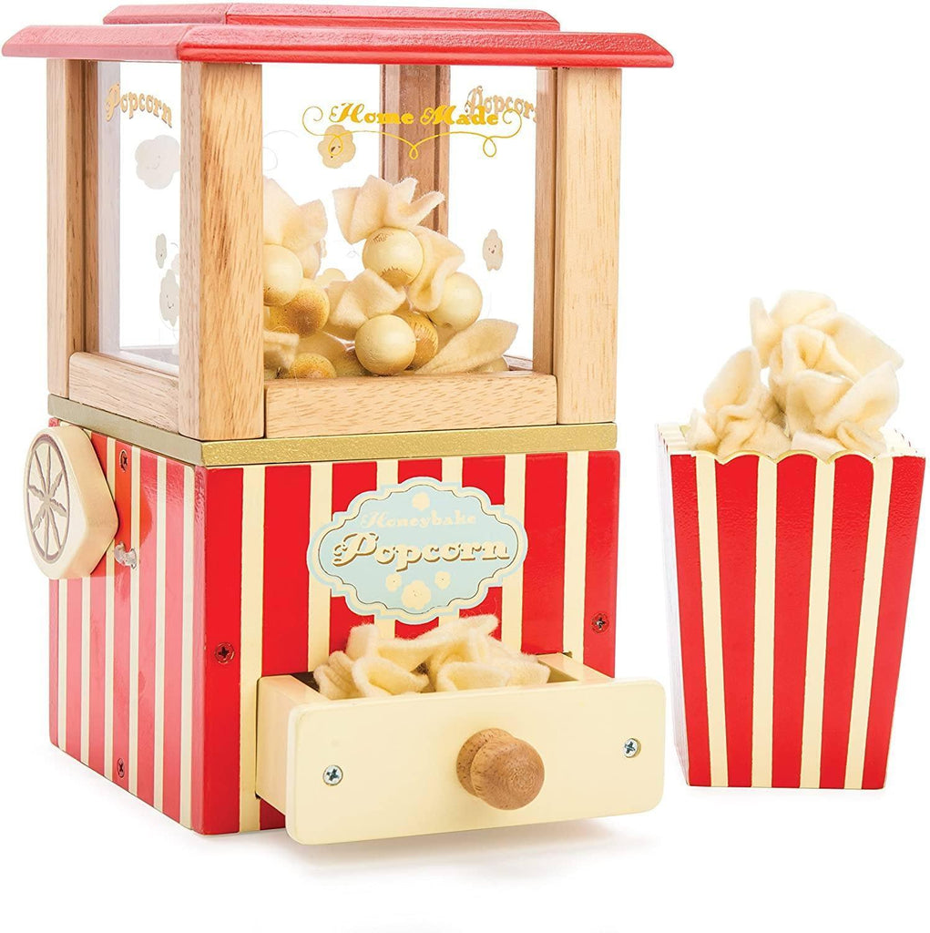 Le Toy Van - Wooden Honeybake Retro Popcorn Machine - TOYBOX Toy Shop