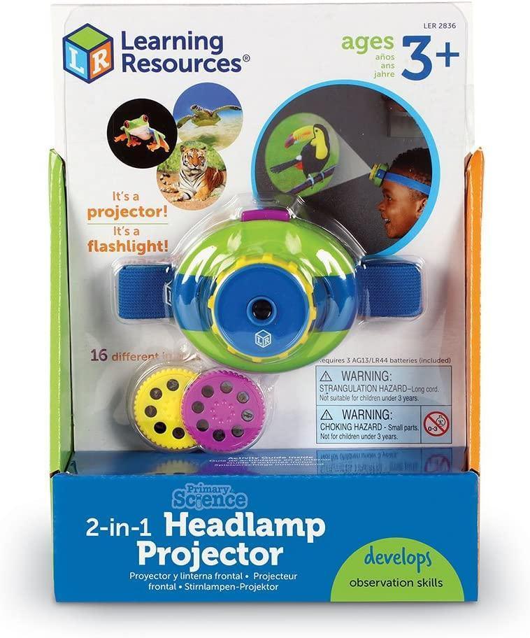 Learning Resources Primary Science Headlamp Projector with Adjustable Strap & Animal Discs - TOYBOX Toy Shop