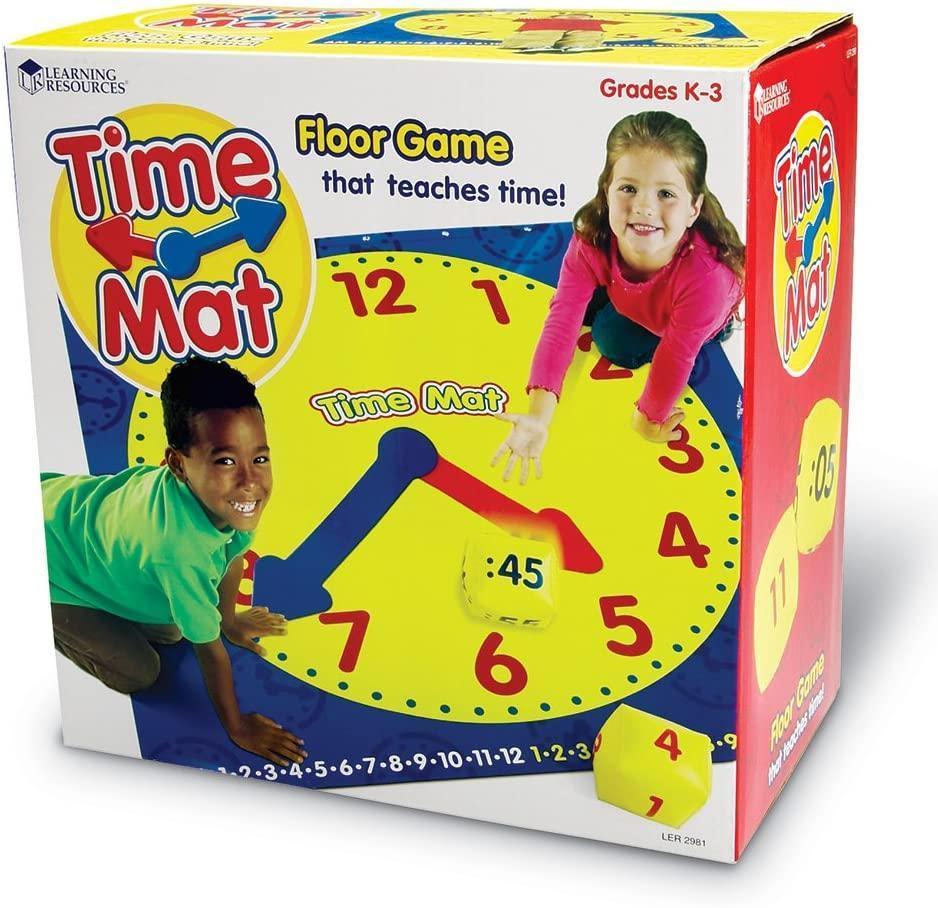 Learning Resources Time Activity Mat, Learning Clock - TOYBOX Toy Shop