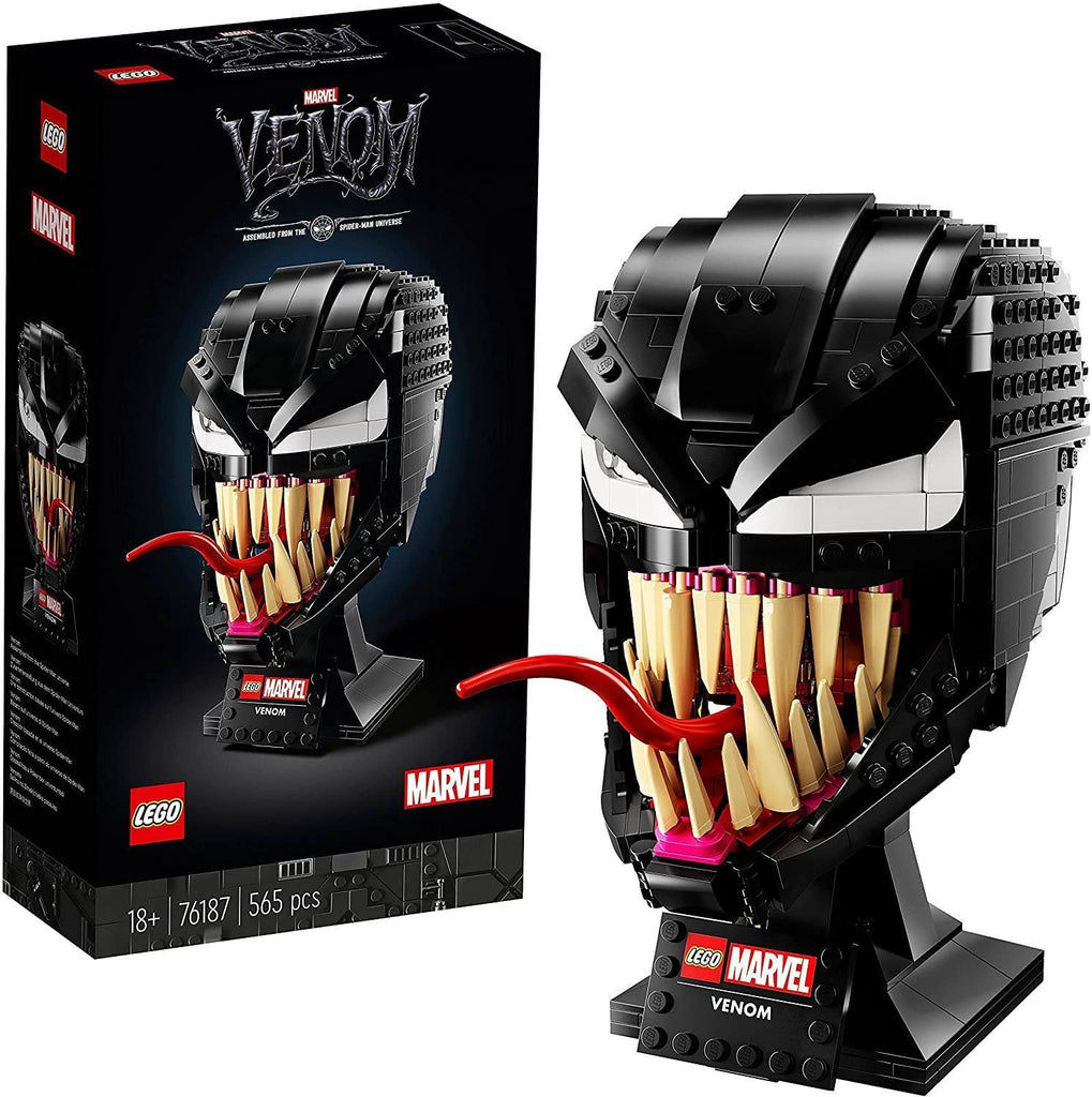 LEGO SPIDER-MAN 76187 Marvel Spider-Man Venom Mask Building Set - TOYBOX Toy Shop