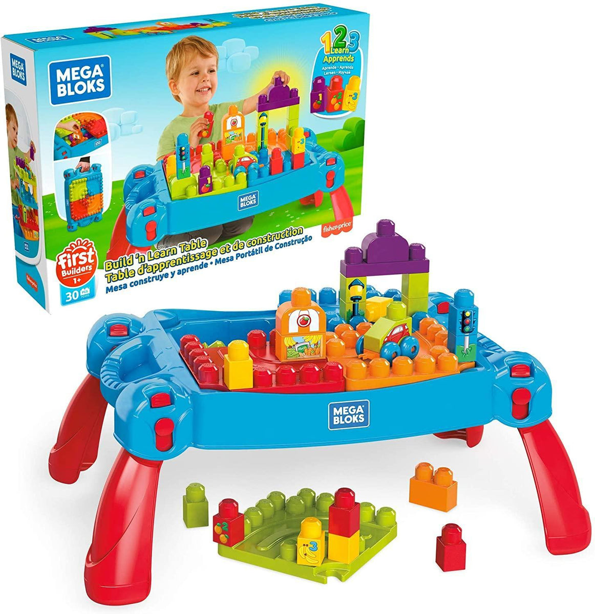 Mega Bloks Build & Learn Table Classic TOYBOX