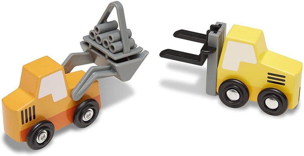 Melissa & Doug Wooden Construction Site Vehicles - TOYBOX Toy Shop