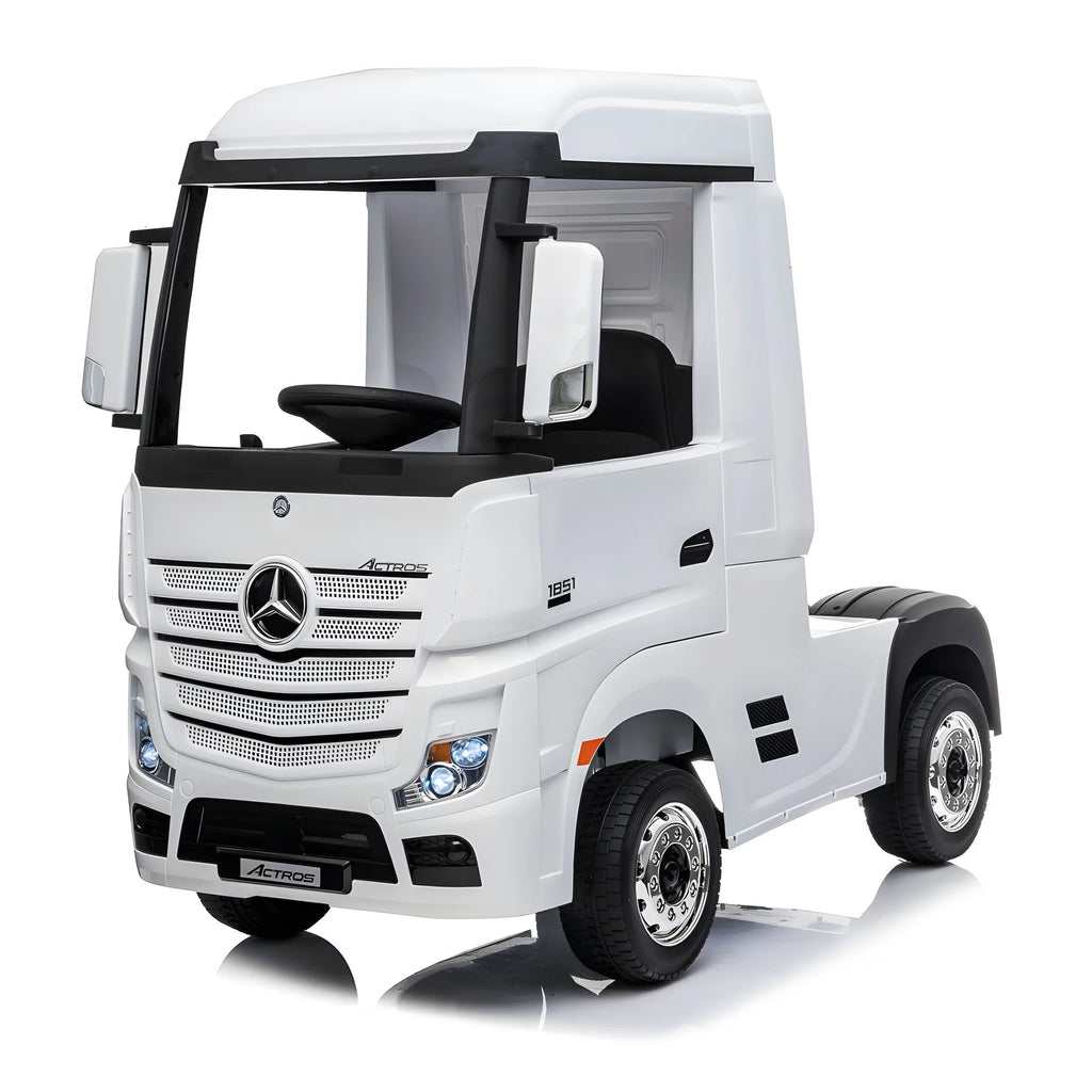 Mercedes-Benz Actros Electric 12V Battery Powered Ride-on Truck with Remote Control - TOYBOX Toy Shop