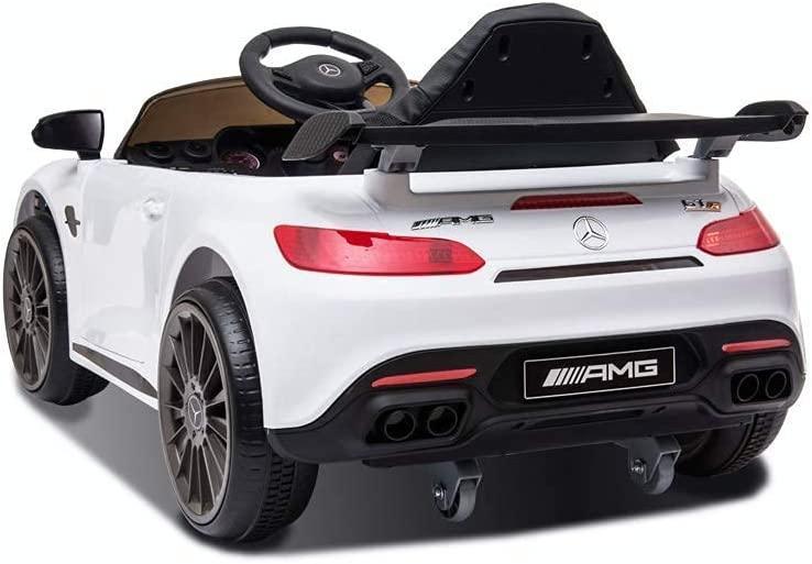 Mercedes-Benz AMG GTR 6V Battery Ride-on Car - White - TOYBOX Toy Shop