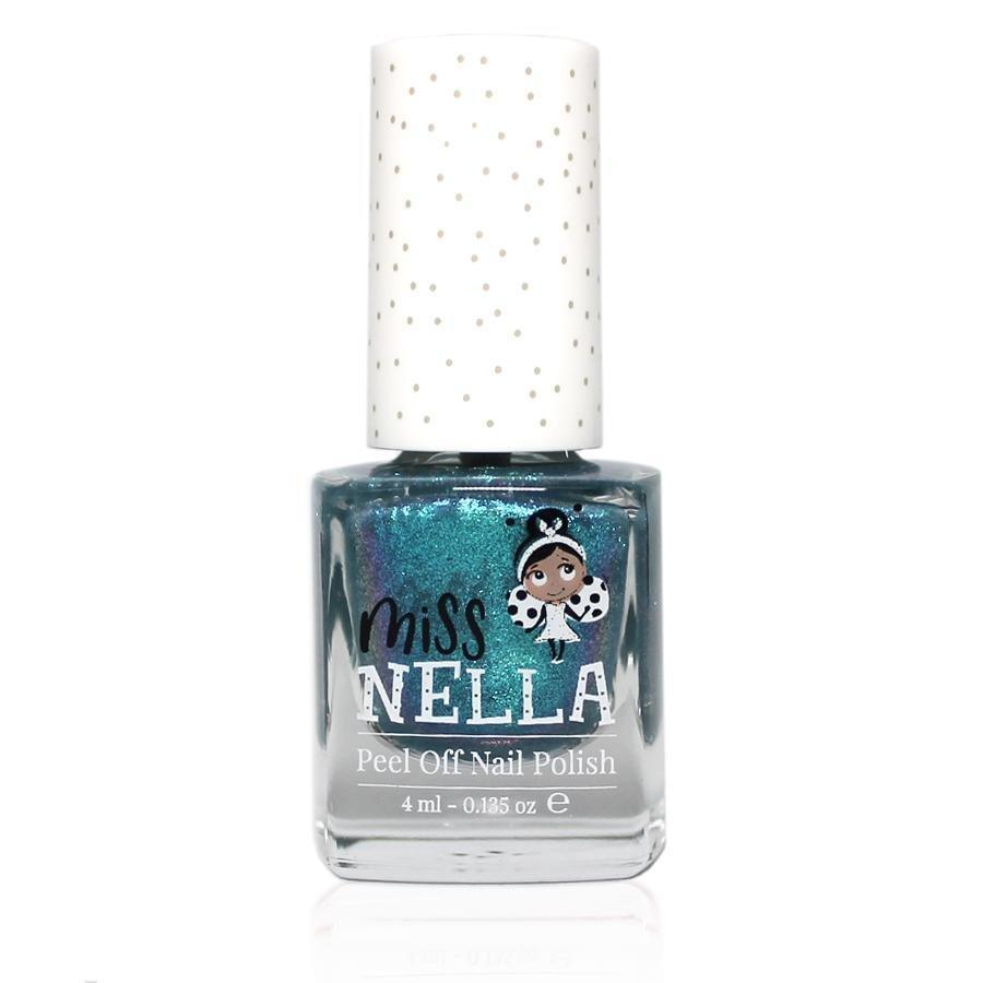 Miss Nella Blue the Candles Glitter 4ml Peel off Kids Nail Polish - TOYBOX Toy Shop