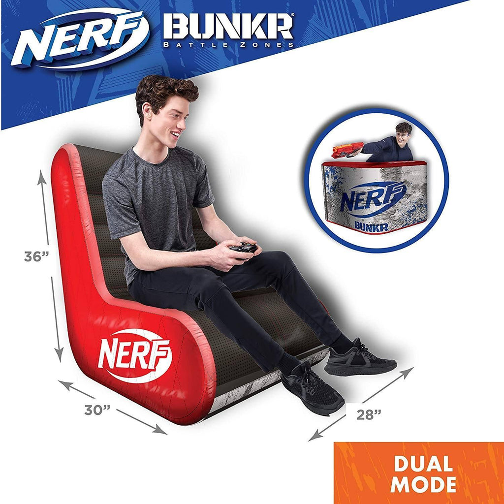 Nerf Bunkr Battle Switch Chair and Footrest Set - TOYBOX Toy Shop