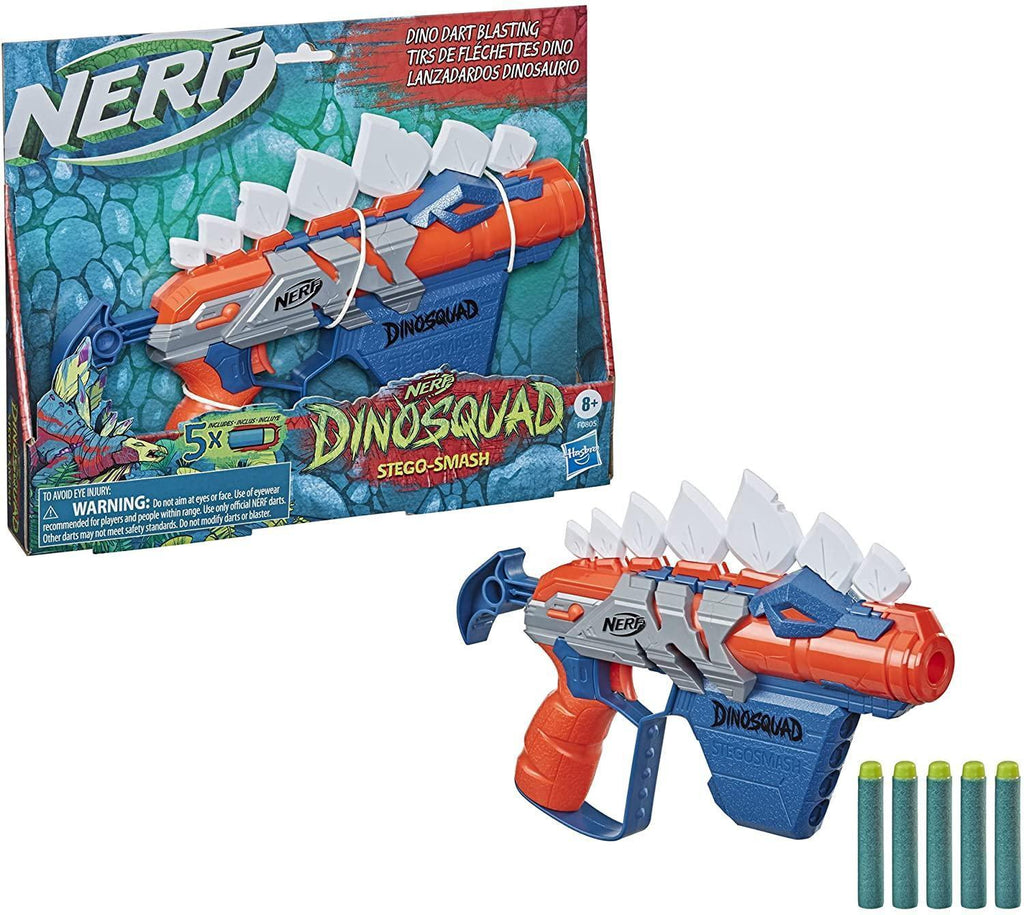 NERF DinoSquad Stego-Smash Dart Blaster - TOYBOX Toy Shop