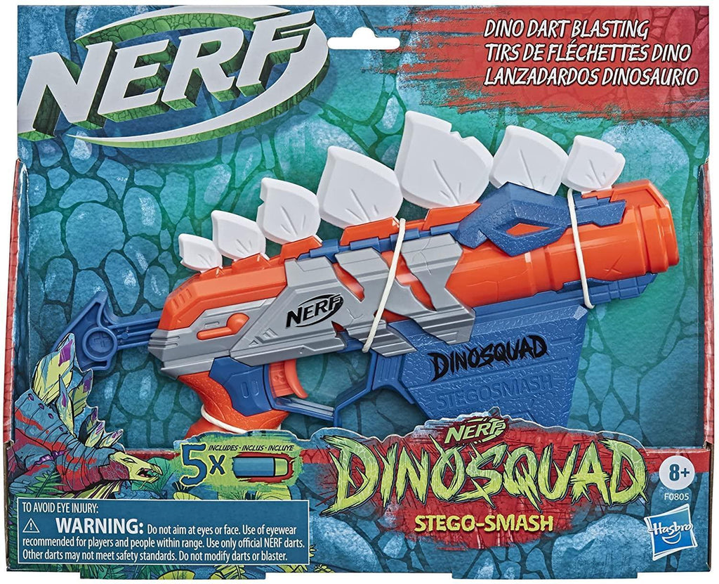 NERF DinoSquad Stego-Smash Dart Blaster - TOYBOX Toy Shop