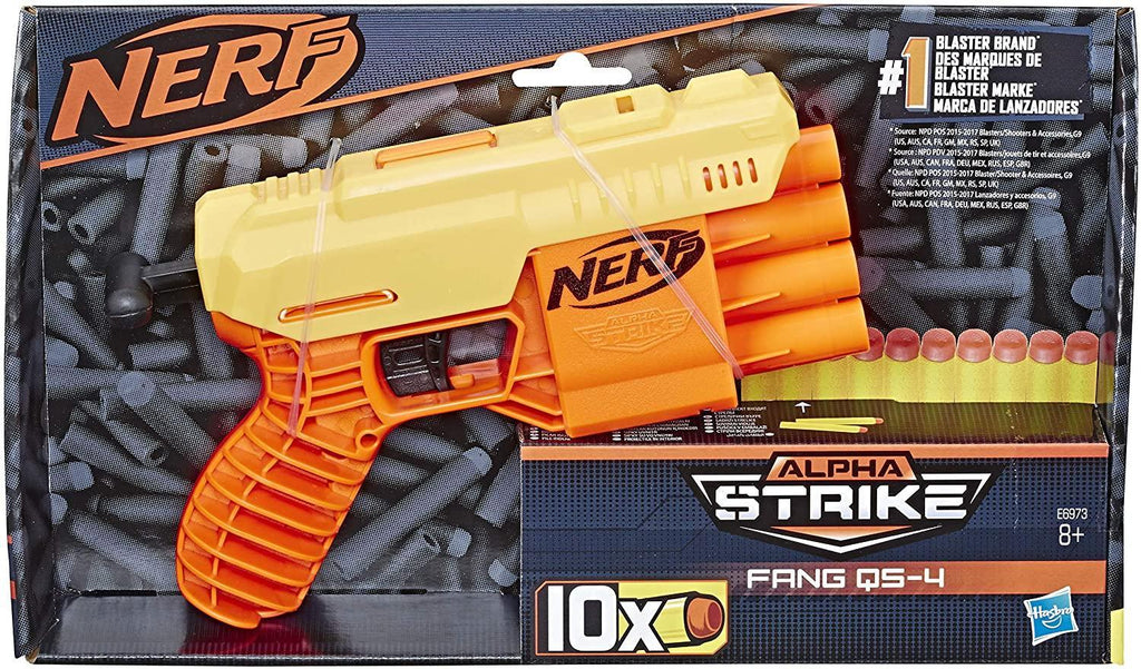 Nerf E6973 Alpha Strike Fang QS-4 Blaster - TOYBOX Toy Shop