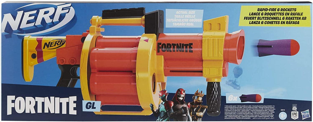 NERF Fortnite GL Rocket-Firing Blaster - TOYBOX Toy Shop
