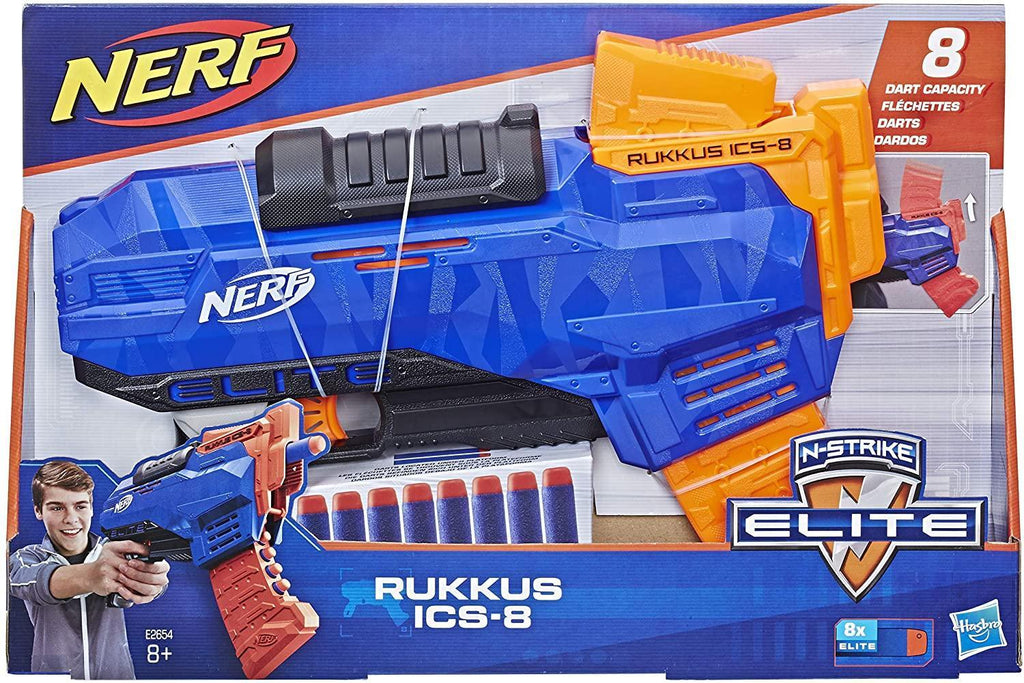 NERF N-Strike Elite Rukkus ICS-8 - TOYBOX Toy Shop