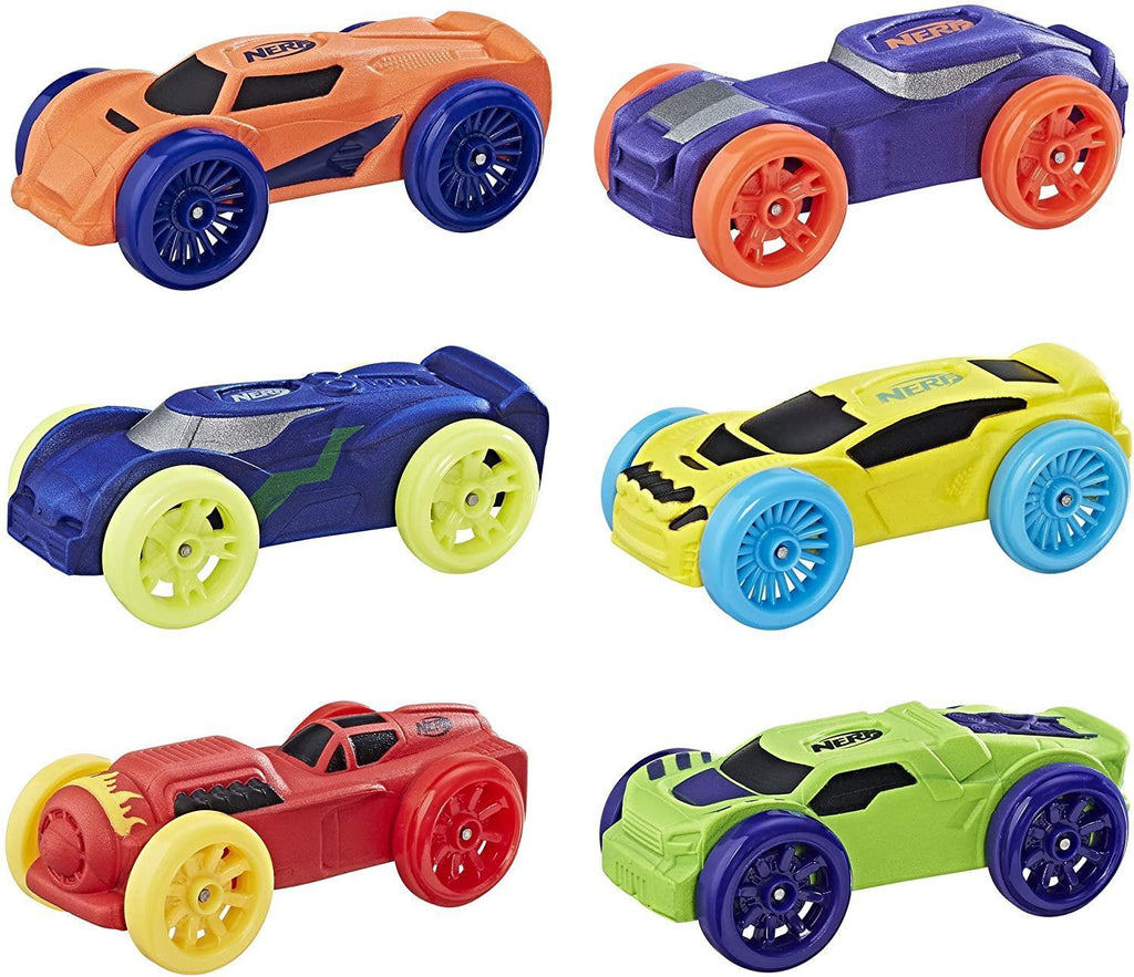 Nerf Nitro C3172 Foam Cars - 6 Pack - TOYBOX Toy Shop