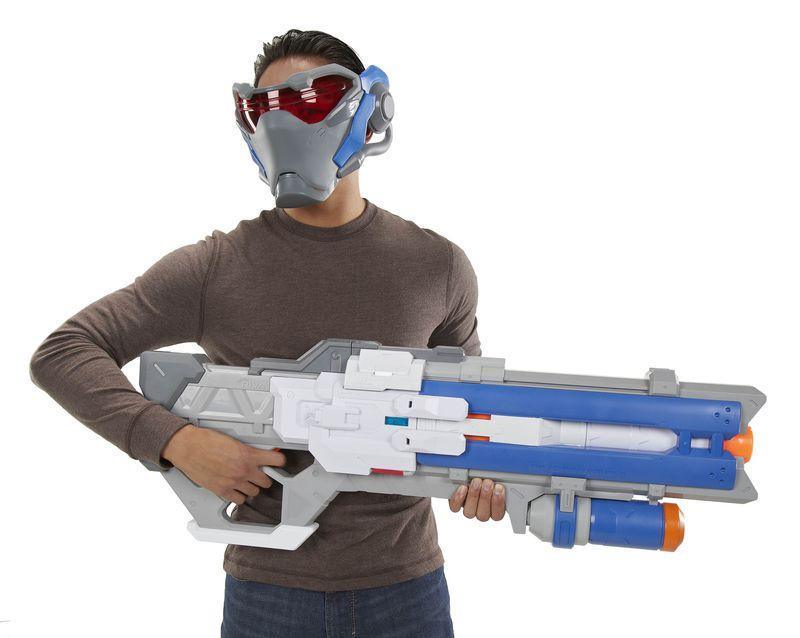 Nerf Overwatch Soldier: 76 Nerf Rival Blaster and Targeting Visor - TOYBOX Toy Shop