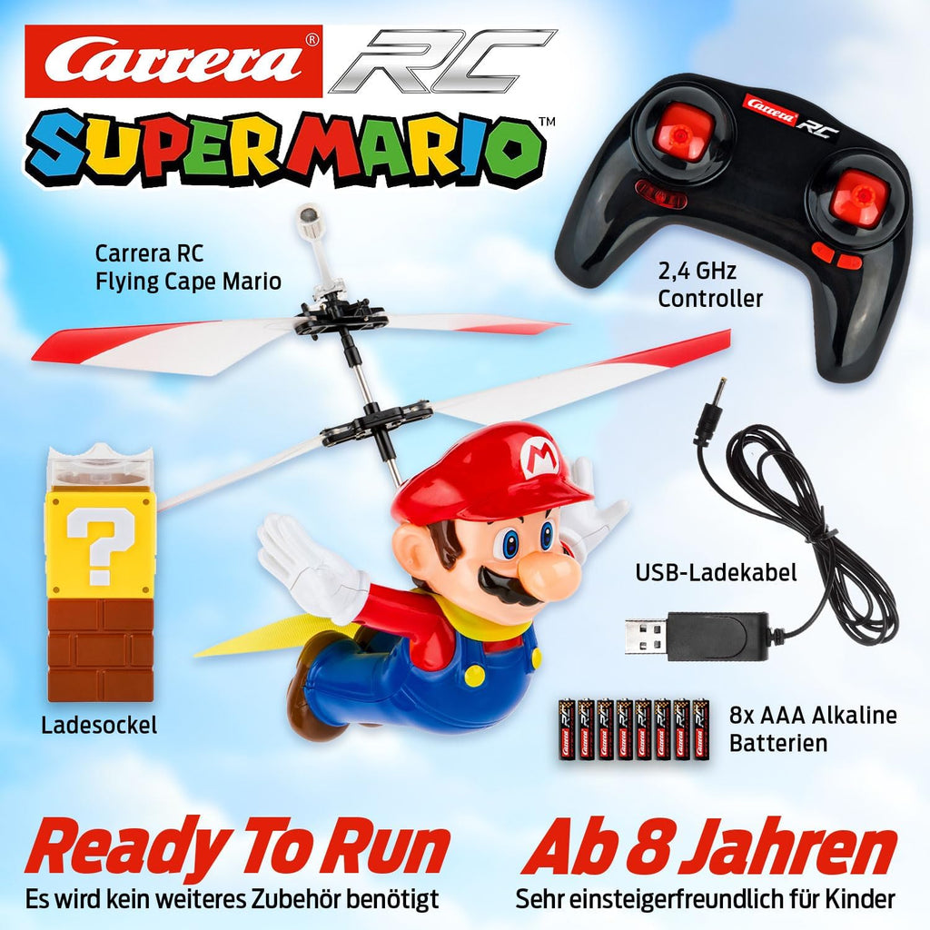 Nintendo Super Mario Remote Controlled Flying Mario - TOYBOX Toy Shop
