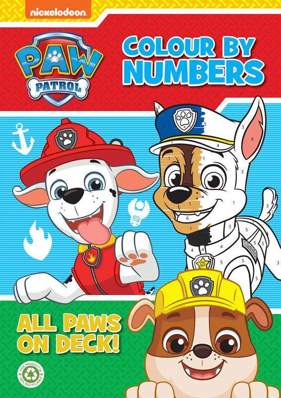 PAW Patrol Colour By Numbers - TOYBOX Toy Shop