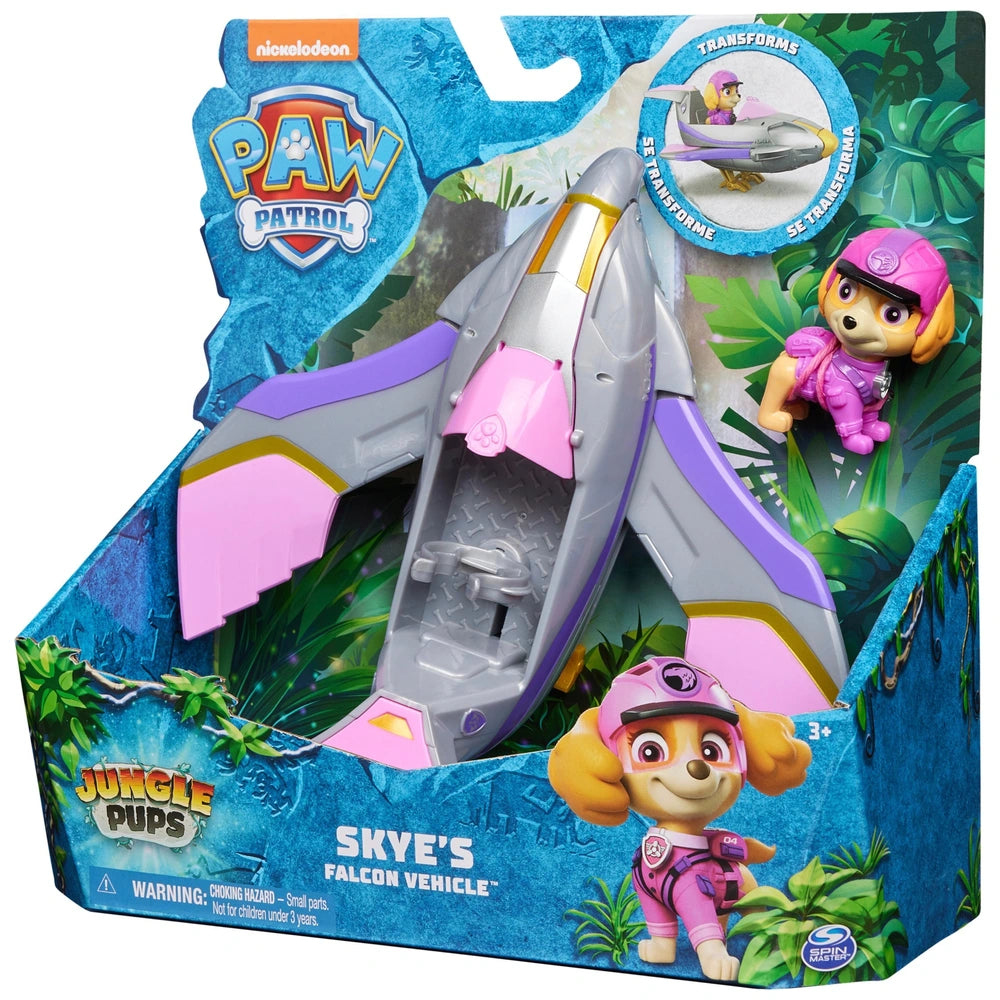 PAW Patrol Jungle Pups – Skye Falcon Rescue Vehicle - TOYBOX Toy Shop
