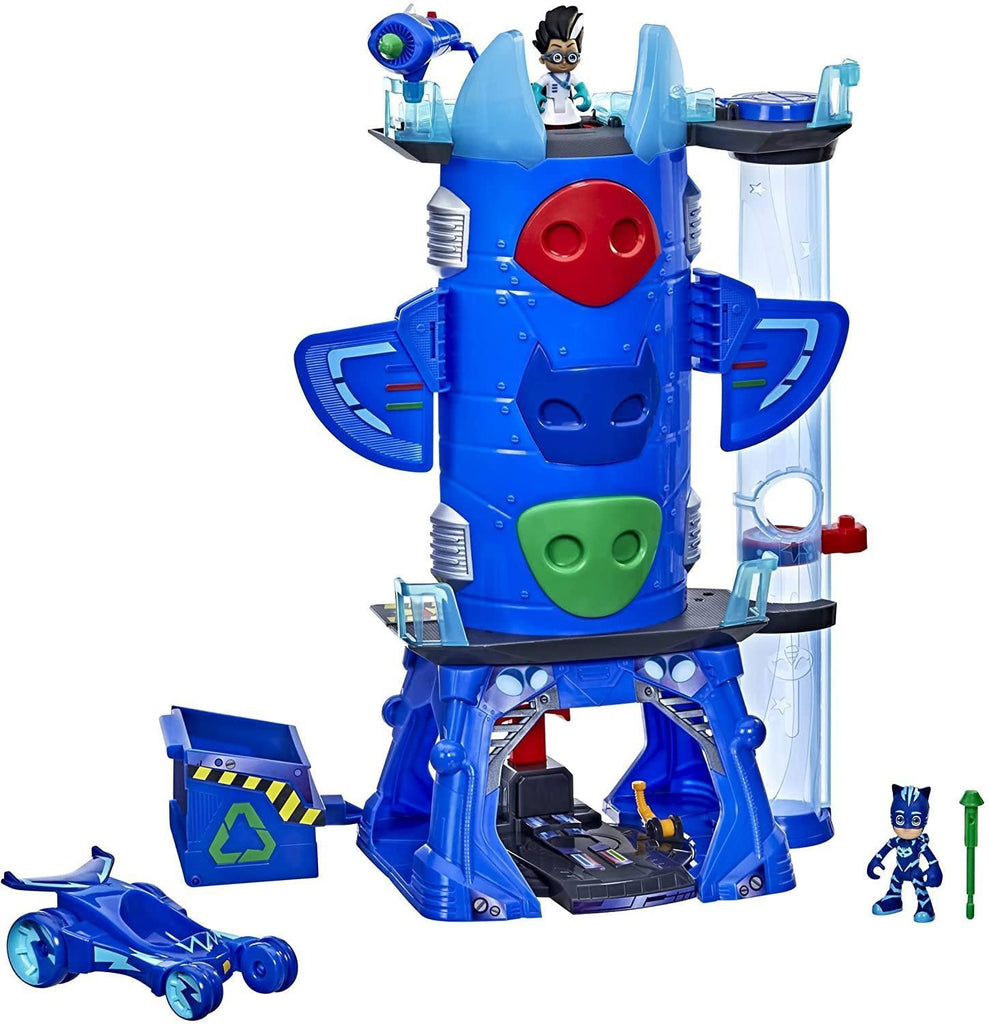 PJ Masks Deluxe Battle HQ  Headquarters Playset with 2 Action Figures and Vehicle - TOYBOX Toy Shop