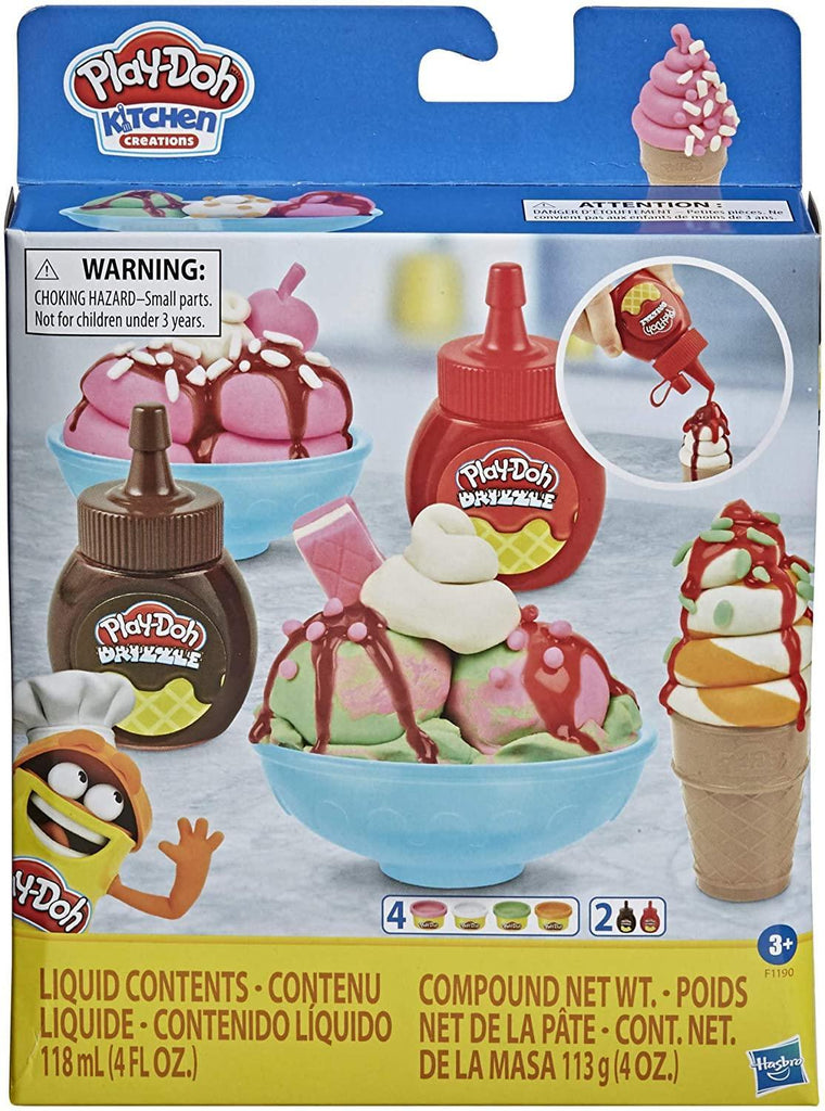 Play-Doh Double Drizzle Ice Cream Playset - TOYBOX Toy Shop