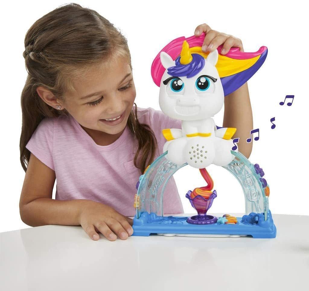 Play-Doh Tootie The Unicorn Ice Cream Set with 3 Non-Toxic Colors - TOYBOX Toy Shop