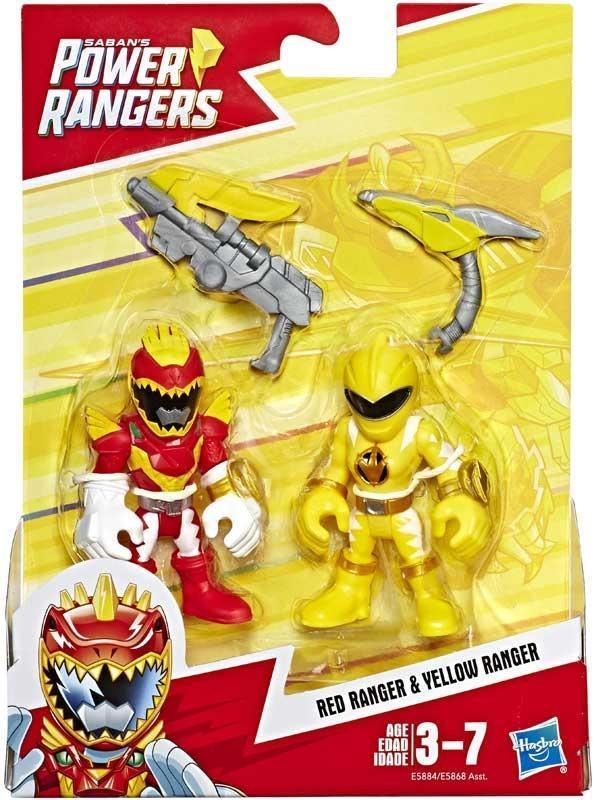 Power Rangers Playskool Heroes Figurines Red Ranger & Yellow Ranger 2-Pack - TOYBOX Toy Shop