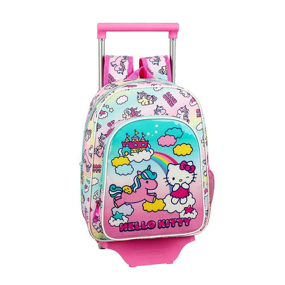 Safta Hello Kitty Candy Unicorns Official School Backpack with Safta Trolley - TOYBOX Toy Shop